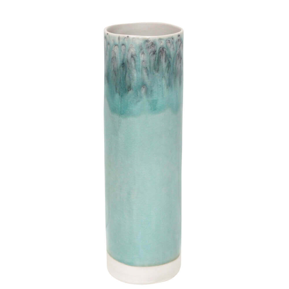 Costa Nova Madeira Blue Cylinder Vase